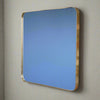 Rounded Edge Square Gold Frame Mirror - 7553 - Uneeka