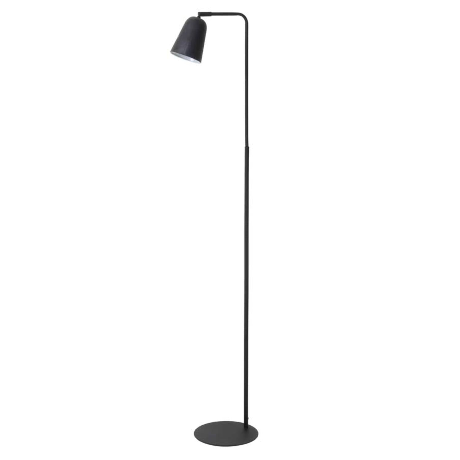Rounded Lamp Head Black Metal Floor Lamp - 1819412 - Uneeka