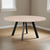 Rowico Fred Solid Oak Round Lime Wash Table* - PIC04N - Uneeka