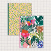 Set of 2 A5 Plant Cat Notebooks - DUO04 - Uneeka