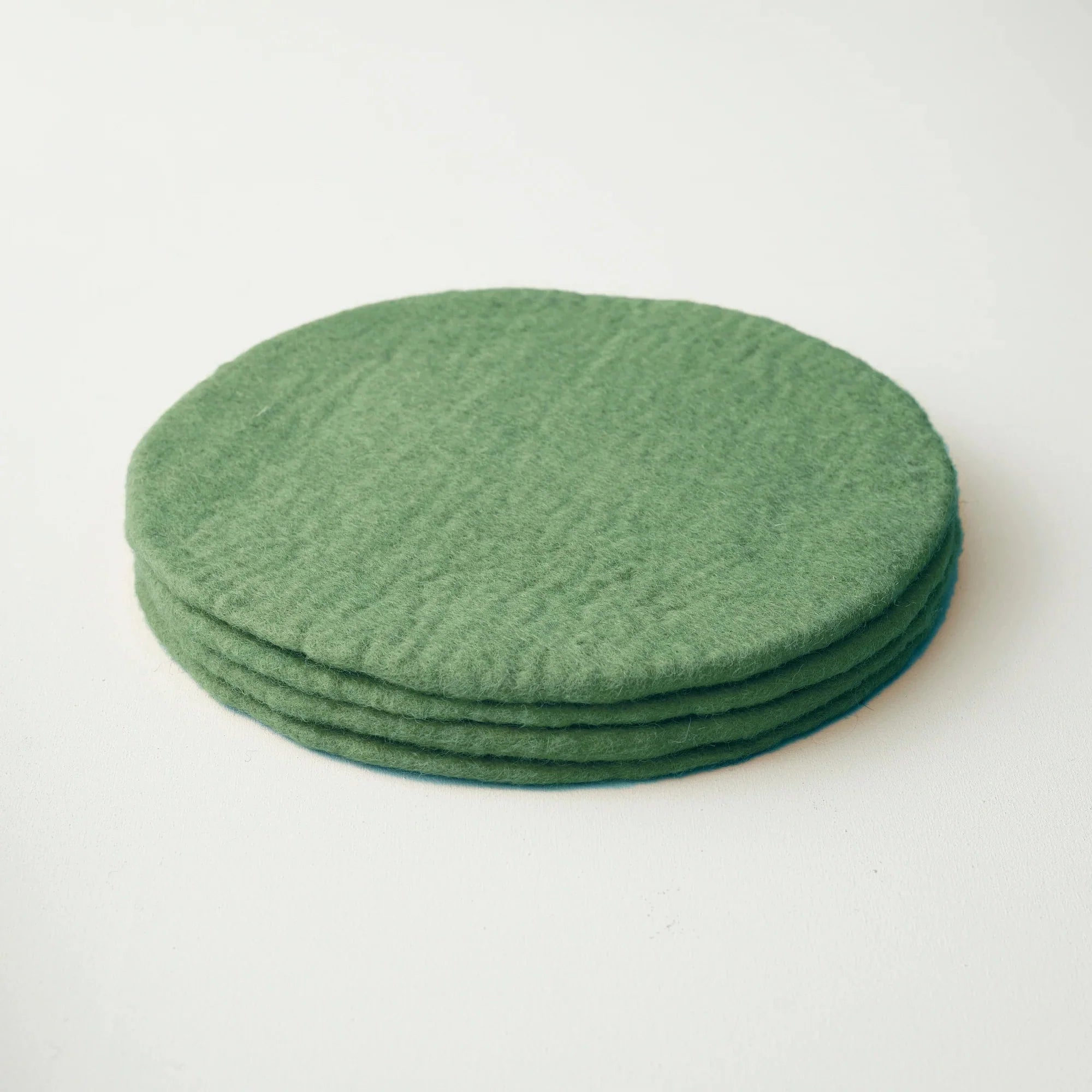 Set of 4 Flat Felted Placemats - 154IVG - Uneeka