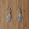Silver Plated Four Petal Earrings - JEMS64 - Uneeka