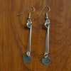 Silver Plated Petal & Disc Earrings - JEMS51 - Uneeka