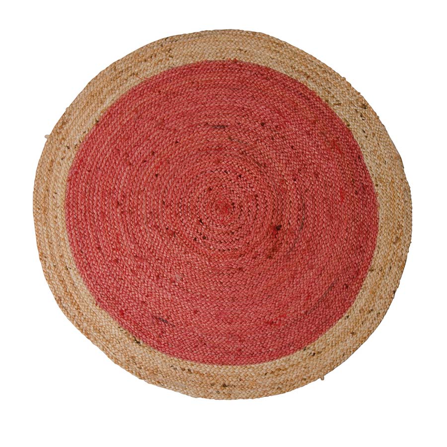 Simple Coloured Jute Rug - R73120TR - Uneeka