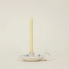 St Eval Sky Blue Brushmarks Mini Candle Holder - F01352 - Uneeka