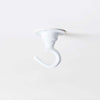 Small Brass Ceiling Hooks - HOOKSMALL.WHT - Uneeka