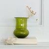 Small Recycled Glass Jade Vase - MK21827 - Uneeka