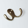 Solid Brass Double Robe Hook - 49.336D.SB.70 - Uneeka
