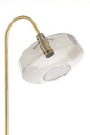 Solna Antique Bronze & Smoked Glass Floor Lamp - 1881112 - Uneeka