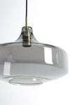 Solna Smoked Glass & Antique Bronze Hanging Light - 2969112 - Uneeka