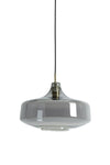Solna Smoked Glass & Antique Bronze Hanging Light - 2969112 - Uneeka