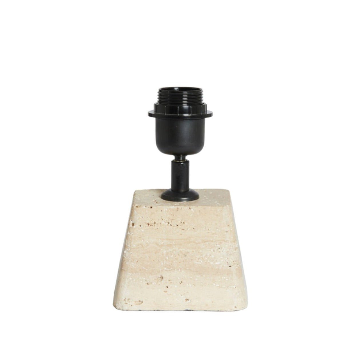 Square Sand Coloured Cement Lamp Base - 8312084 - Uneeka