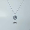 Sterling Silver Birth Flower Disc Necklace - BFN002 - Uneeka