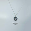 Sterling Silver Birth Flower Disc Necklace - BFN005 - Uneeka