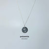 Sterling Silver Birth Flower Disc Necklace - BFN012 - Uneeka