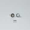 Sterling Silver Birth Flower Mini Studs - BFS002 - Uneeka
