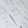 Sterling Silver Horoscope Mini Studs - Silver - Horoscope - Studs - Aries - Uneeka