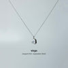 Sterling Silver Horoscope Necklaces - Silver - Horoscope - Necklace - Virgo - Uneeka