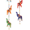 String of 5 Elephants With Bell Hanging Decoration - STR60 - Uneeka