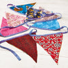 String Of Recycled Sari Bunting - BUN105 - Uneeka