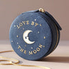 Sun & Moon Embroidered Round Jewellery Case - 65106 - Uneeka