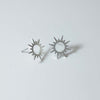 Sun Shape Small Stud Earrings - CE - 2268 - MS - Uneeka