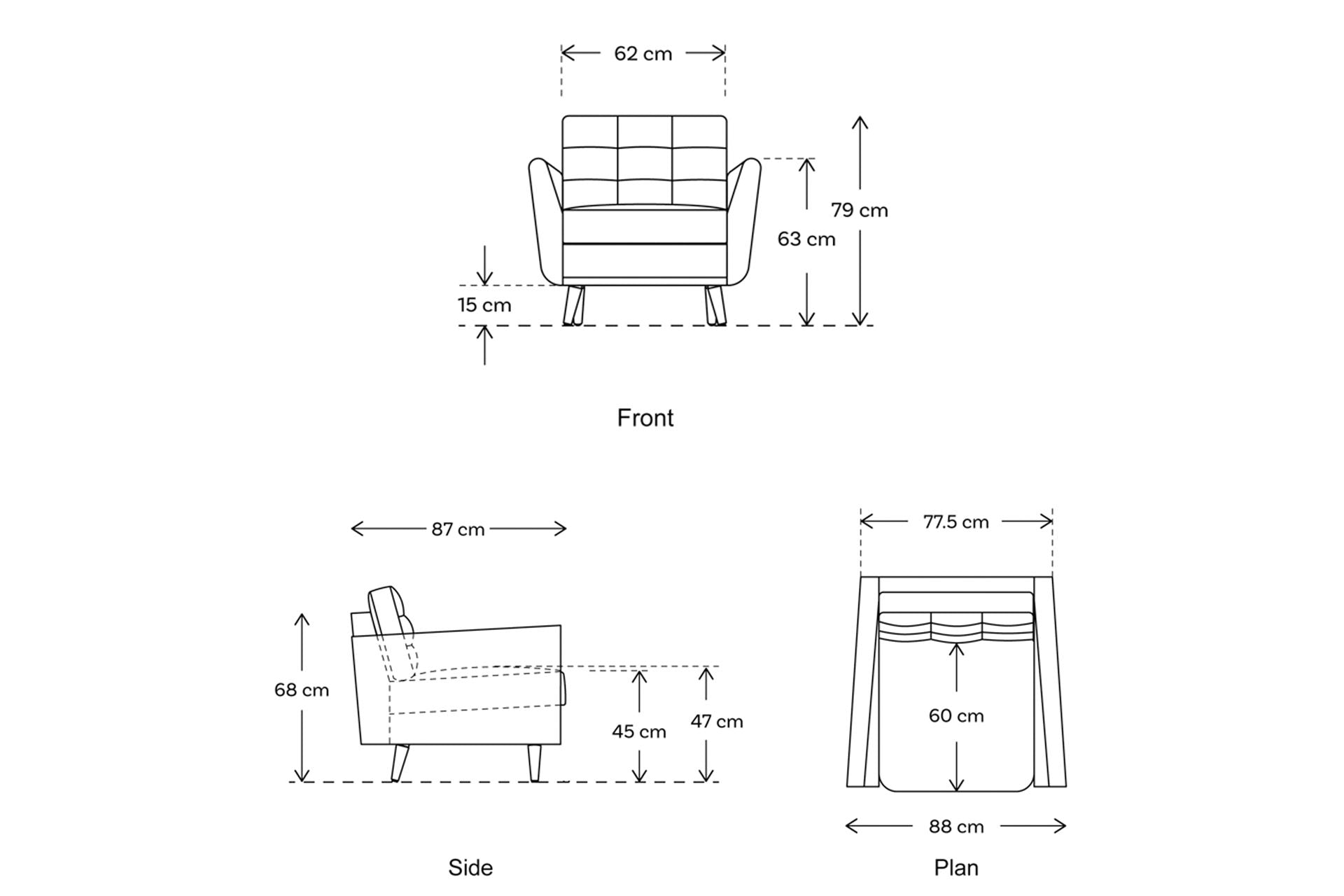 Swyft Model 10 Armchair - Made To Order - MODEL10 - 010 - VV - Uneeka