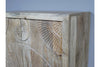 Tall Mango Wood Circle Carved Detail Cabinet - 9723 - Uneeka