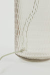 Tall Textured Glass Lamp Base in Light Pink - 8303495 - Uneeka