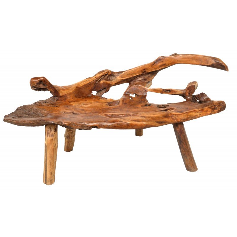 Teak Root Bench - IS36 - Uneeka