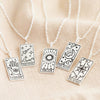 The Moon' Tarot Card Pendant Necklace - 38616 - Uneeka
