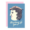 Thinking of You Abstract Face Greetings Card* - CRD544 - Uneeka