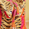 Tiger Print & Stripe Wash Bag - WBAG3 - Uneeka
