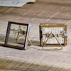 Tiny Antique Brass Standing Danta Frame - TD0301 - Uneeka
