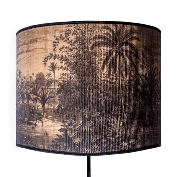 Tropical Jungle Bamboo Lampshade - PSC14 - Uneeka