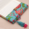 Turquoise Block Print Cotton Bound Notebook - 85011 - SMALL - Uneeka