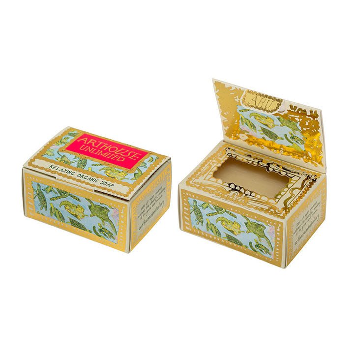 Turtles Design Organic Soap Slab - SOAPS014 - Uneeka