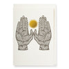 Two Floral Hands Mini Card - APS300 APP300 - Uneeka