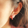 Two - Tone Enamel Huggie Hoops* - 58489 - Uneeka
