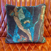 Velvet Botanical Print Scatter Cushion - SCATTER CUSHIONS - BOTANICAL - Uneeka