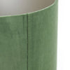 Velvet Dusty Green Cylinder Lampshade - 2220282 - Uneeka