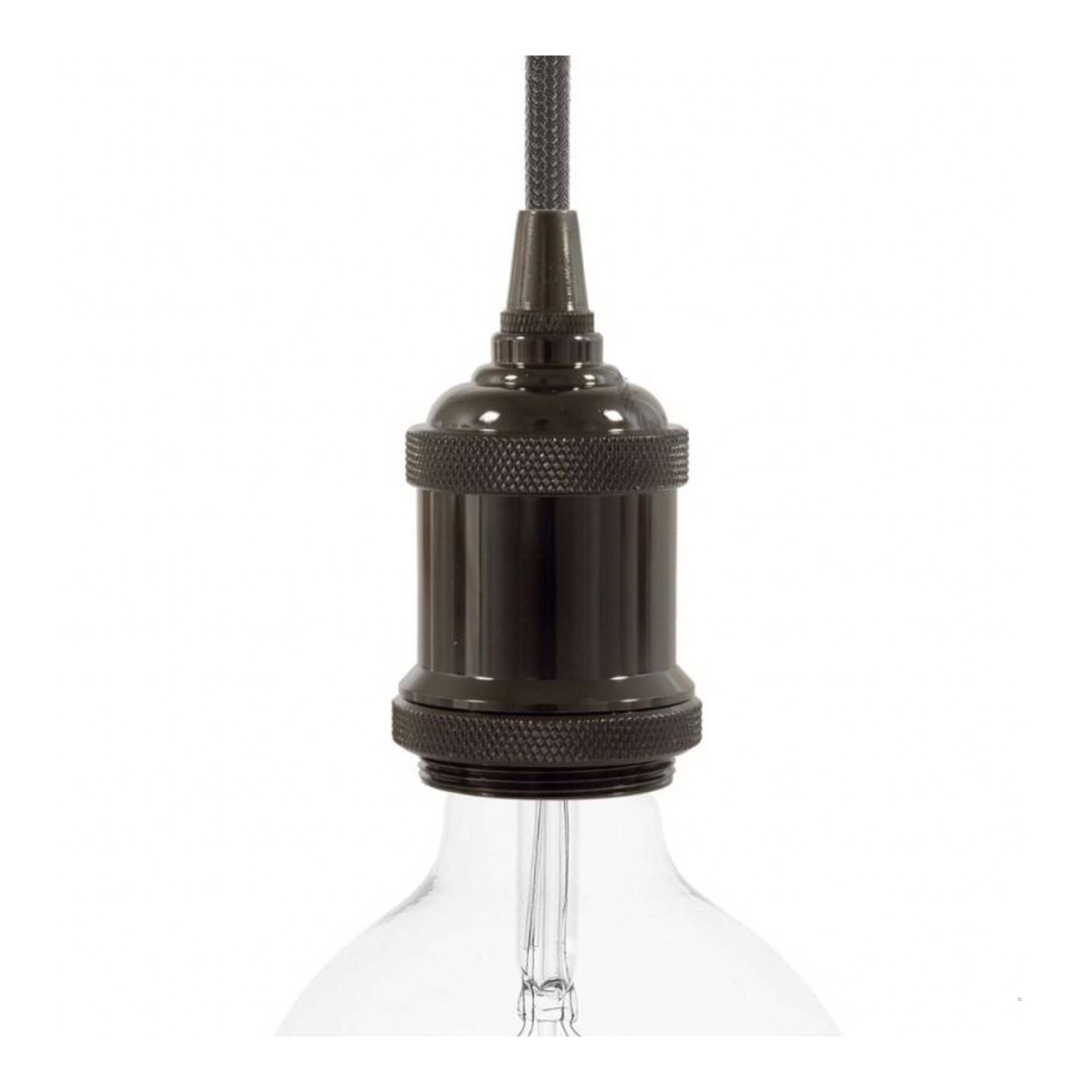 Vintage Aluminium E27 Lamp Holder Kit - KBL27ALBR - Uneeka