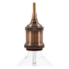 Vintage Aluminium E27 Lamp Holder Kit - KBL27ALRA - Uneeka