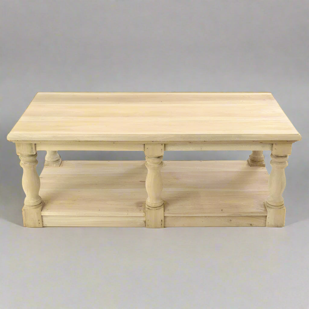 Vintage Coffee Table With Shelf - VIN170 - Uneeka