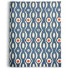 Wavy Style Red Dot Plain Paper Slim Exercise Book - EXB PER cornflower - Uneeka