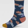 Weather Symbol Organic Cotton Socks - SPW884 - CHAMBRAYBLUE - Uneeka
