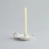White Speckle Mini Candle Holder with Handle - F01350 - Uneeka