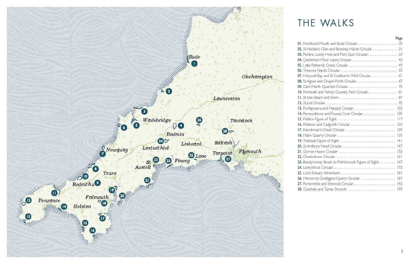 Wild Swimming Walks Cornwall Guide Book - B054873 - Uneeka