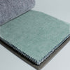 Windsor Upholstered Fabric Cuddle Armchair - Made To Order - Cristina Marrone Scenario - SCE 2091 Sage - Herringbone Chenille - WIN1 - Uneeka