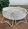 Wire Open Hoop Stud Earrings - WOH006 - Uneeka